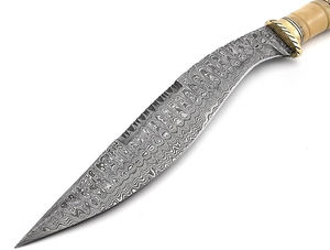 Classic High Durability 58HRC Stainless Steel Serrated Edge Outdoor Hunting Camping Bowie <b>Knife</b> <b>Bone</b> <b>Handle</b> Customizable - Product Image 6