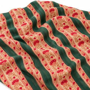 Tissu en voile de coton peigné 60S/60S léger, imprimé à la main par bloc, motif floral, 90 GSM, unisexe, pour filles, par Pinksa Fashion - Product Image 3