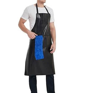 Heavy Duty Leather <b>Apron</b> <b>for</b> <b>Men</b> Workshop <b>BBQ</b> Cooking Adjustable Comfortable Fit - Product Image 6