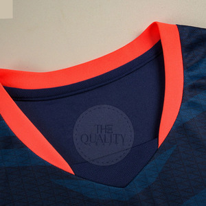 Nouveauté 2023, uniforme de football personnalisé, 100% polyester, séchage rapide, respirant, écologique, manches courtes, été, homme adulte - Product Image 3