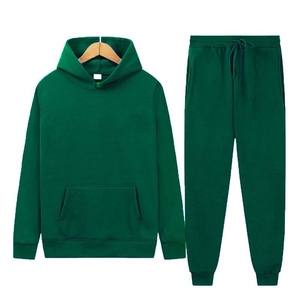 High Quality 100% Cotton Winter Windproof 2-Piece Sets Custom Breathable Eco-Friendly High GSM Unisex <b>Tracksuits</b> - Product Image 2