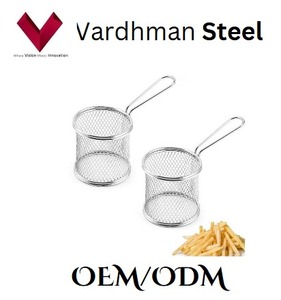 2025 top Selling Item Stainless Steel <b>Mesh</b> Fry Server Basket, Stainless steel fry basket, <b>Mesh</b> serving basket, Fry basket server - Product Image 4