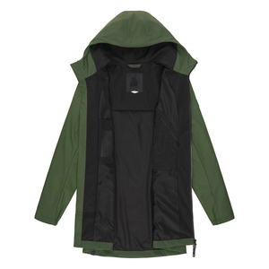 Chaquetas cortavientos impermeables con capucha y desmontable personalizadas para hombre, chaqueta cortavientos ligera de alta calidad para hombre Ronpex - Product Image 4