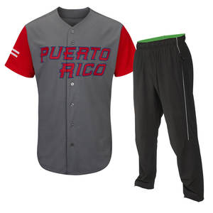 2023 ensemble de vêtements de sport de baseball personnalisés pour hommes uniforme respirant de haute qualité avec logo personnalisé disponible en gros - Product Image 1