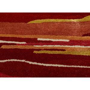 Alfombra Acar Tra-14752 de Lana y Viscosa Hecha a Mano con Diseño Abstracto Rojo y Naranja para Decoración de Sala de Estar y Pasillos - Product Image 3