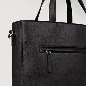 Sac fourre-tout en cuir noir poète style doux très vendu Sacs en cuir pour femmes Sacs à main design pour femmes à vendre - Product Image 4