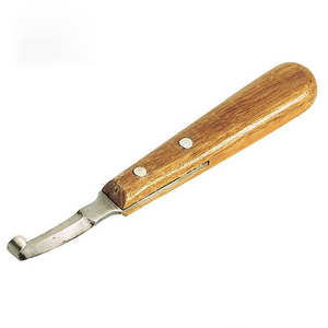 Cuchillo para Pezuñas de Acero Inoxidable Reutilizable Hecho a Medida con Mango de Madera, Herramienta de Herrador para Uso Veterinario en Caballos y Ganado - Product Image 3
