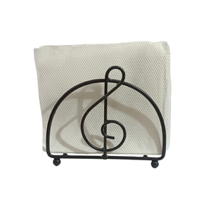 Porte-serviettes en métal demi-fil de luxe porte-serviettes de table couleur noire porte-serviettes en fer pour la maison fonction de table Vase de sol - Product Image 1