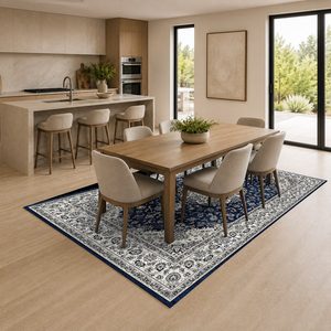 <b>RUGS</b> DEPOT LXDP-0481 Wholesale <b>Charcoal</b> <b>Grey</b> Minimalist Designer Digital Printed Machine Washable Chenille Area <b>Rug</b> Non Slip - Product Image 4