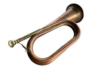 Corne de clairon en laiton élégante avec un son clair et fort, parfaite pour les scouts, les camps et les événements en plein air. - Product Image 6