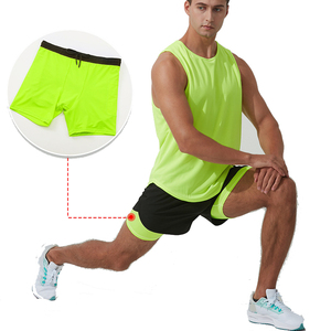 Pantalones cortos deportivos ligeros de verano de estilo callejero para hombre, pantalones cortos con cordón ecológicos de talla grande con bolsillo para entrenamiento - Product Image 1