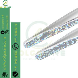 ชุดแหนบต่อขนตาแบบเคลือบกระดาษ2ชิ้นแบบมืออาชีพชุดสเตนเลสโค้งตรงเกรดอุตสาหกรรมแบบ DIY - Product Image 5