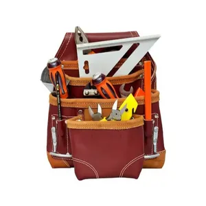 Heavy Duty Carpenter Tool Pouch Bag Electrician Adjustable Waist Tool Belt ML-0004