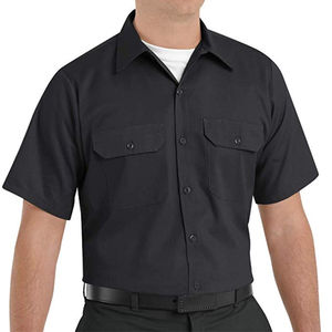 Chemises cargo en flanelle lavée pour hommes, design tendance été 2024, manches courtes, boutonnées, séchage rapide, performance optimale - Product Image 5