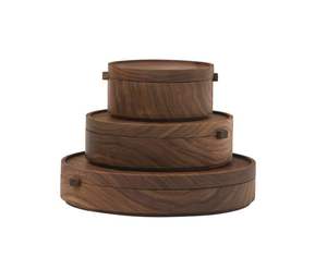 Olla de madera para servir alimentos con tapa para cocina, hotel, restaurante, personalizar, superventas, cazuela cálida de madera - Product Image 4