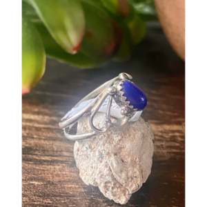Bague Maxine Calladito Lapis en argent sterling plaqué or rose, sertie d'un numéro, bague tendance, taille unique, cadeau pour taille 7,25 - Product Image 3