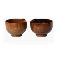 Bol de service en bois d'olivier - Design classique fait main pour apéritifs et olives - Bol en bois d'olivier naturel pour la cuisine