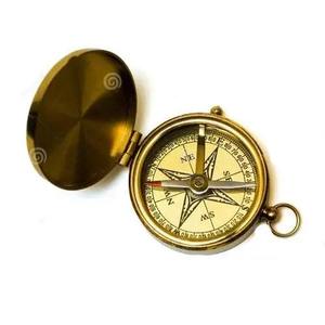 Most Selling <b>Antique</b> Brass Nautical <b>Compass</b> with Leather Case and Robert Frost Poem Engraved Novelty Gift Metal & Glass Material - Product Image 4