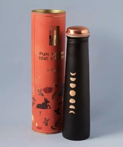 La botella de cobre Ayurvédica apoya la pérdida de peso, mejora la inmunidad y equilibra los niveles de pH, las botellas más exigentes de la India - Product Image 3
