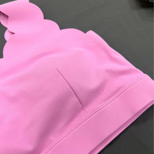 Women One Shoulder Sports Vest Lace Fitness Tank <b>Top</b> Running Workout Gym Activewear Sleeveless Sportswear - Product Image 2