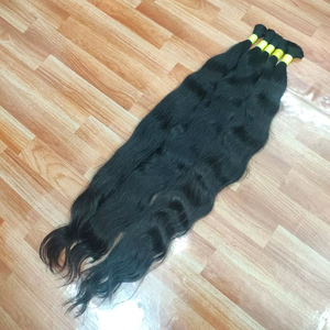 Authentic Indian <b>Body</b> <b>Wave</b> Hair Bulk Unprocessed Human Hair Premium Quality Wholesale - Product Image 1