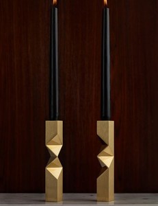 Bougeoirs au design unique faits à la main en métal de qualité supérieure utilisation maison hôtel restaurant et bureau mariage décor fabriqué par Acube Indus - Product Image 2