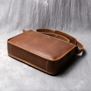 Bolso Bandolera Unisex de Cuero Genuino, Diseño Nuevo, Impermeable, para Uso Diario, Mini Bolso Cruzado Portátil con Cierre de Cremallera - Product Image 6