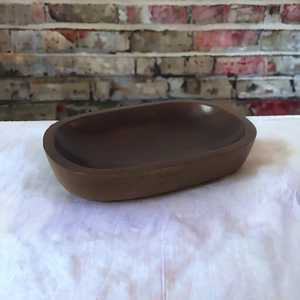 ชุดอาหารเย็นไม้มะม่วงที่ทำด้วยมือเป็นมิตรกับสิ่งแวดล้อมชามสลัดผลไม้หรูหราสีน้ำตาลวอลนัทเข้มสำหรับโต๊ะในครัวสไตล์บ้านไร่ - Product Image 4