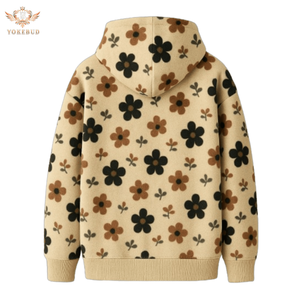 YOKEBUD Sweats d'hiver de haute qualité pour femmes Sweats à capuche décontractés avec design imprimé grande taille élégant Vêtements tricotés respirants - Product Image 6