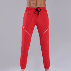 Pantalones Chinos para Hombre con Logotipo Personalizado, Corte Slim Fit, Cintura Elástica, Tela Oxford Ligera, Cierre con Cordón, Servicio OEM - Product Image 1