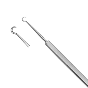 เครื่องมือแพทย์แบบพรีเมียม ฟราเซียร์ ดูรา ฮุค ทำจากสแตนเลส สำหรับการผ่าตัด ใช้สำหรับการผ่าตัดระบบประสาท กระดูกสันหลัง และหู คอ จมูก - Product Image 2