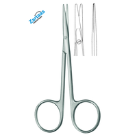 Ciseaux de Stabilisme en Acier Inoxydable de Haute Qualité, à Bout Rond / Émoussé, Droits, Longueur 11,5 cm, Instruments Chirurgicaux