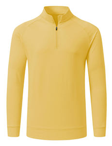 Cómoda y ligera camiseta Polo con cremallera de un cuarto, logotipo personalizado, manga corta, tela totalmente personalizada, polos de Pakistán para hombres - Product Image 3