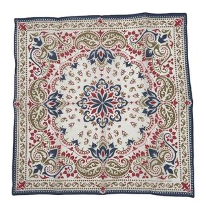 Écharpe en tissu de coton et polyester personnalisée en gros, impression numérique sur écran carré, conception OEM, logo personnalisé, bandana - Product Image 3