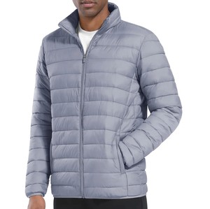 Chaqueta Acolchada Impermeable con Cuello Alto y Aislamiento para Invierno, con Bordado e Impresión de Logotipo Personalizado - Product Image 3