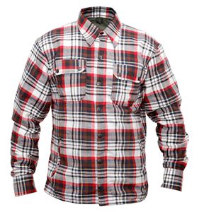 Camisa de franela blindada para montar en motocicleta para hombre, cuello Polo de manga larga suave, cremallera, algodón personalizable, diseño transpirable 6XL - Product Image 5