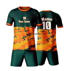 Uniforme de Fútbol Sublimado con Cuello Redondo de Poliéster, Personalizado, de Secado Rápido y Transpirable, para Equipos de Adultos - Product Image 4