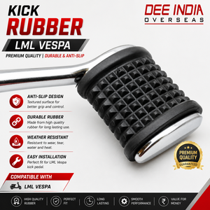 Caoutchouc de protection pour LML Vespa |   Pédale de kick durable en caoutchouc |   Pièce de trottinette antidérapante - Product Image 3