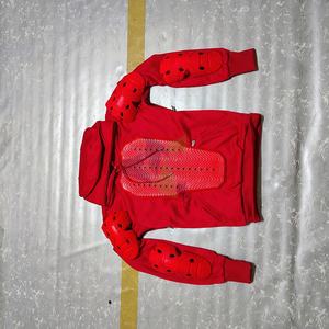 Veste à capuche de moto rouge de niveau 2 certifiée CE 100% coton blindé Biker Safety Windproof Plus Size Riding Protection - Product Image 6