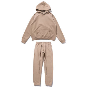 Ensemble de jogging deux pièces surdimensionné pour femme, sweat-shirt et pantalon, veste d'hiver, coupe ample, motif de tissu décoratif, taille 3XL - Product Image 1
