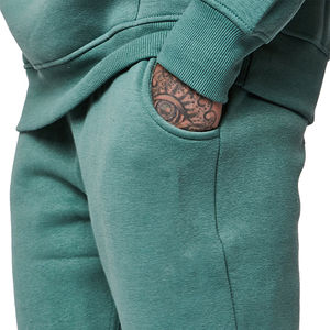 Survêtements de qualité supérieure, solides, multicolores pour hommes et vêtements de sport avec logo personnalisé, survêtement uni teint en blanc - Product Image 6