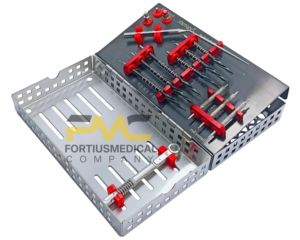 Kit chirurgical zygométrique premium pour implants dentaires, outils chirurgicaux professionnels en acier, réutilisables, procédures d'implantation zygométrique - Product Image 2