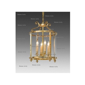 โคมไฟแขวนทองเหลืองขนาดและรูปร่างโคมไฟสีทองสั่งทำ - Product Image 6