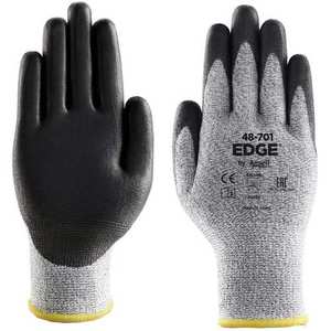 Gants industriels personnalisables Ansell EDGE 48-701, matériau HPPE, revêtement de la paume, haute protection contre l'abrasion (ANSI 6), résistance moyenne aux coupures - Product Image 2