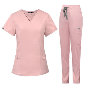 Diseño Color personalizado cómodo mujeres hombres Hospital enfermeras Jogger estilo tejido médico enfermería uniformes de alta calidad - Product Image 1
