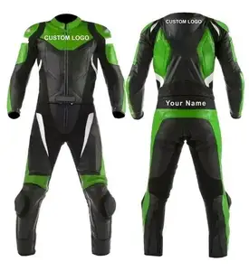 Top Quality with Armors Motorcycle Leather Racing Auto Unisex OEM Style Sportswear Support Feature