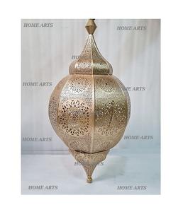 Metal Gold Plated Hanging Lantern Customized Size And Shape <b>Moroccan</b> <b>Decorative</b> Lantern For Sale - Product Image 6