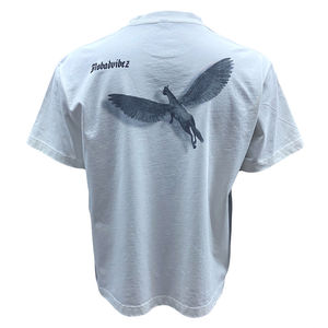 เสื้อยืดแขนสั้นผ้าฝ้ายพิมพ์ลายใส่ได้ทั้งชายและหญิงสไตล์ลำลองแฟชั่นใส่ได้ทุกเพศ3D โลโก้ OEM - Product Image 2