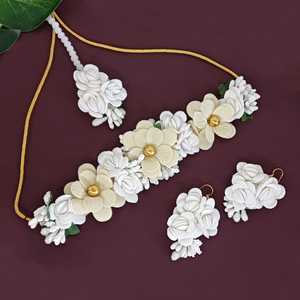 Fabricante indio joyería al por mayor diseñador étnico pendientes nupcial boda gargantilla collar flor India joyería hecha a mano - Product Image 2