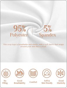 Top corto de manga corta con cuello redondo Y2K inspirado elegantemente ajustado Casual capa base lujosa camisa de entrenamiento para salir - Product Image 5